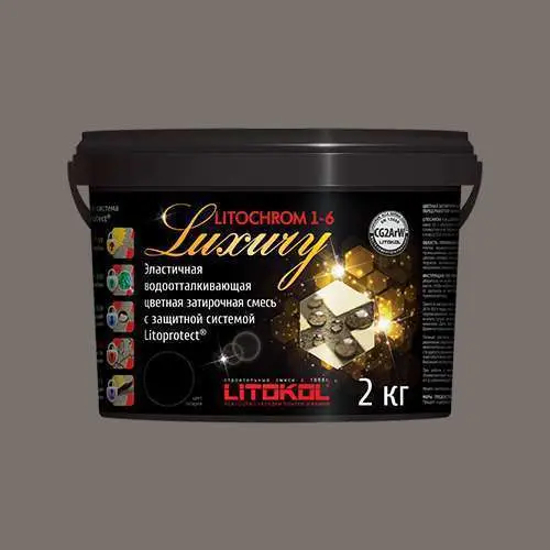 Затирочные смеси Litokol Litohrom Luxury 1-6 C.10 серый 2 кг