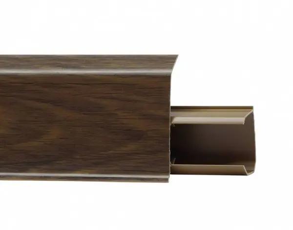 Пластиковый плинтус Royce №535 Дуб Кармелитовый (55х23х2200мм)