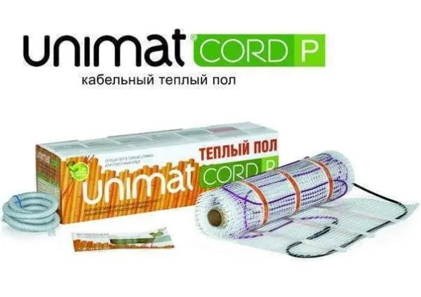 Теплый пол Unimat Cord - 2,4 кв.м  / 130-0,5-2,4