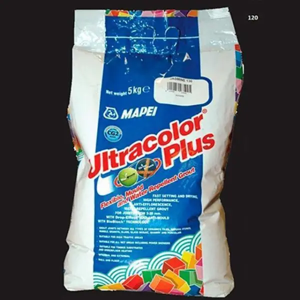 Цементная затирка Mapei Ultracolor Plus №120 Черный 5 кг.