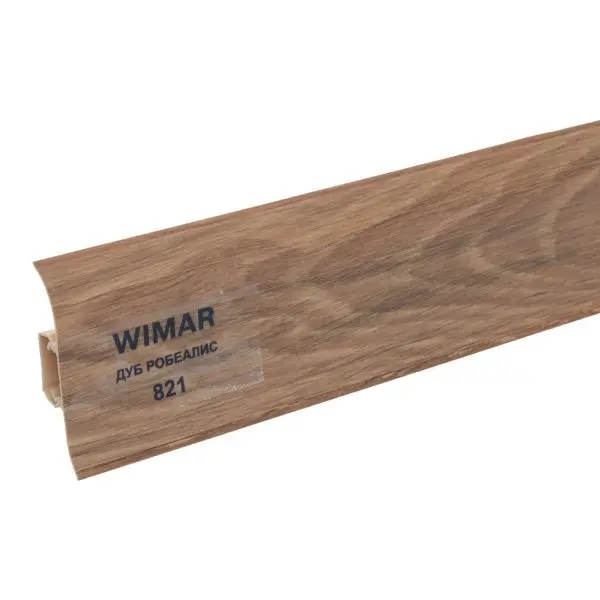 Пластиковый плинтус Wimar № 821 Дуб Робеалис (58х25х2500мм)